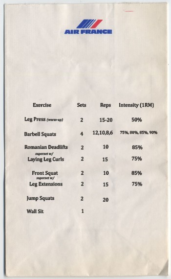 Puke inducing leg circuit.